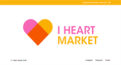 Desktop Screenshot of iheartmarket.com